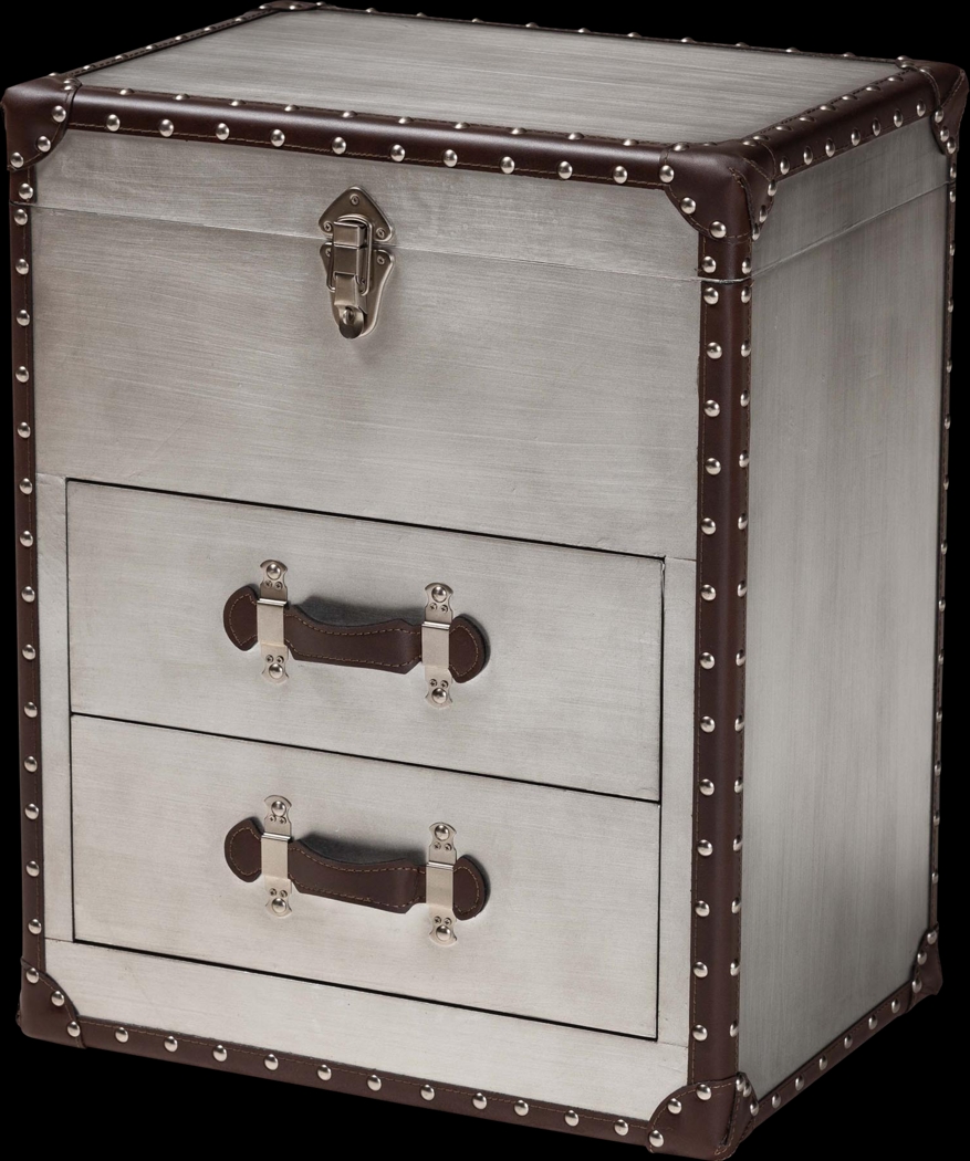 Cardinaly Silver End Table - Thumbnail - Image 1