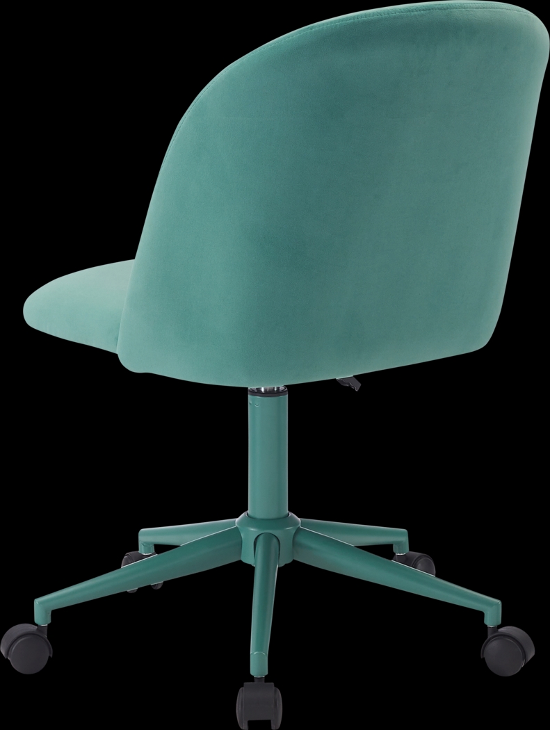 Cardlow Aqua Desk Chair - Thumbnail - Image 11