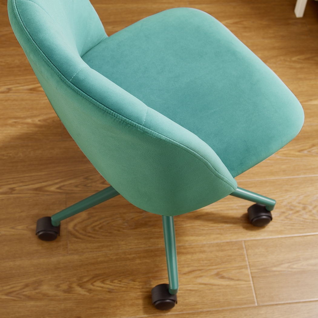 Cardlow Aqua Desk Chair - Thumbnail - Image 14