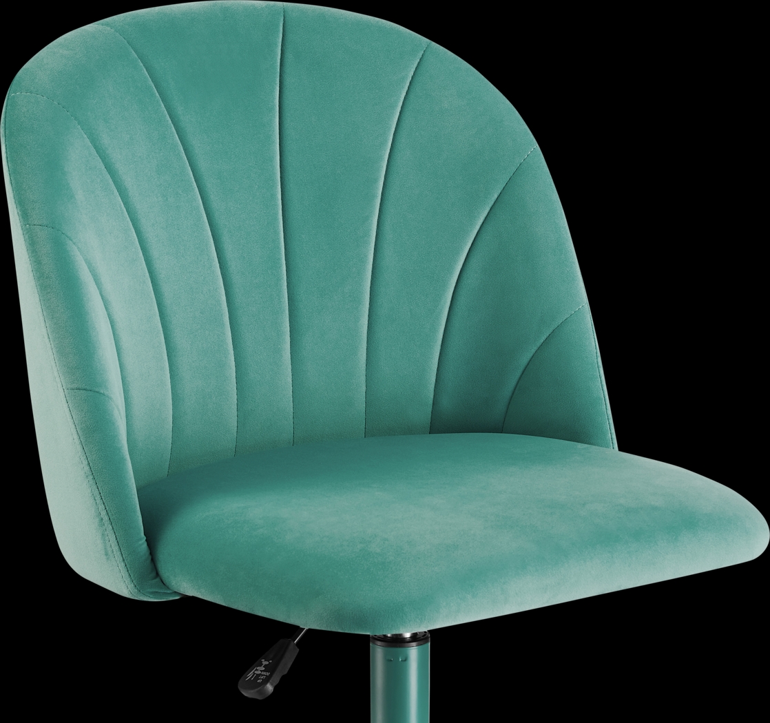 Cardlow Aqua Desk Chair - Thumbnail - Image 17