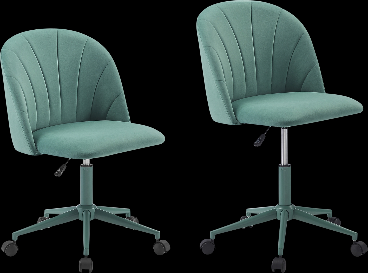 Cardlow Aqua Desk Chair - Thumbnail - Image 8