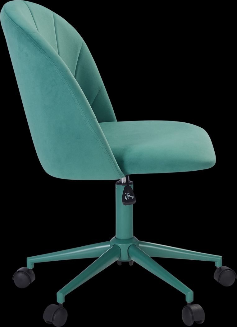 Cardlow Aqua Desk Chair - Thumbnail - Image 10