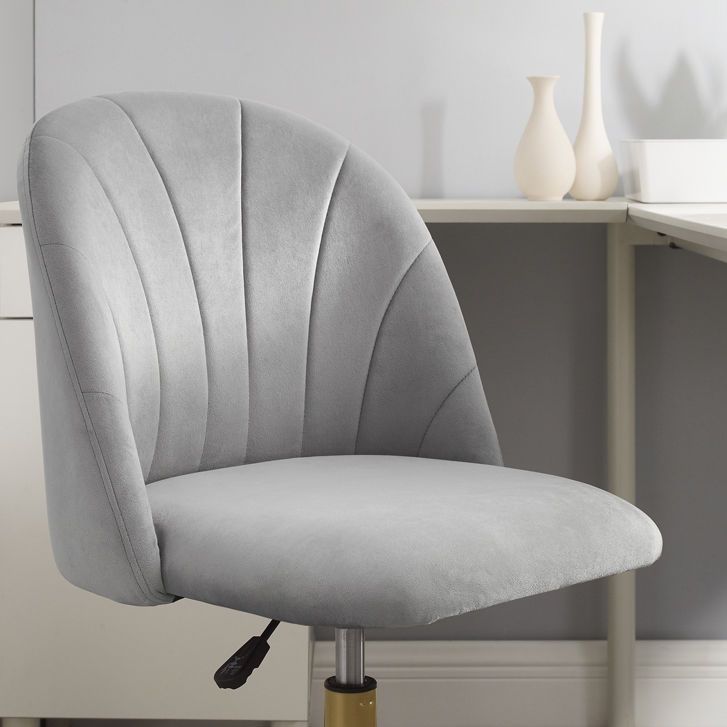 Cardlow Gray Desk Chair - Thumbnail - Image 12