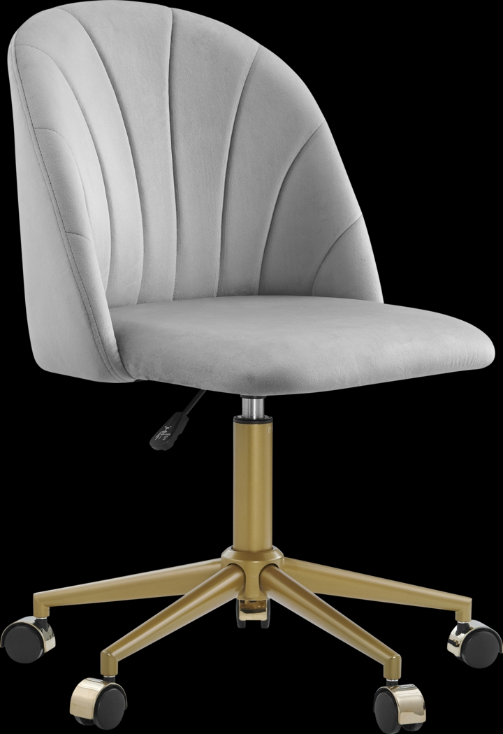 Cardlow Gray Desk Chair - Thumbnail - Image 1