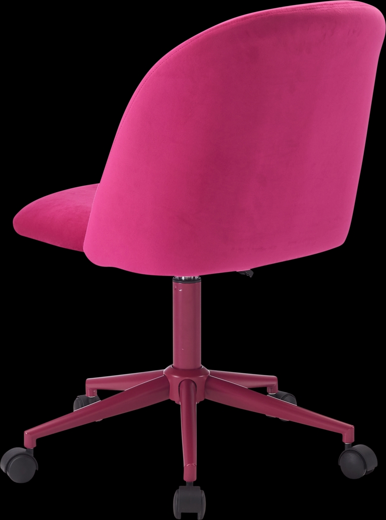 Cardlow Hot Pink Desk Chair - Thumbnail - Image 11