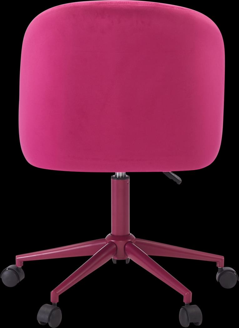 Cardlow Hot Pink Desk Chair - Thumbnail - Image 12