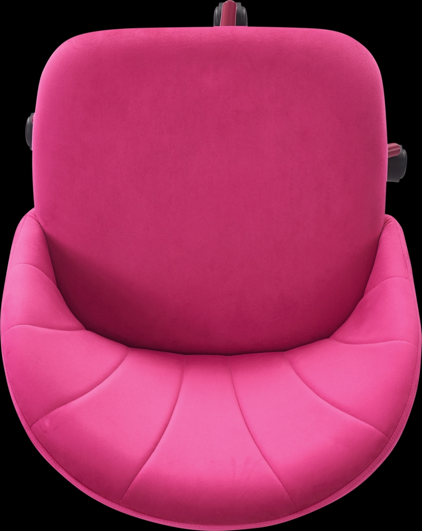 Cardlow Hot Pink Desk Chair - Thumbnail - Image 13