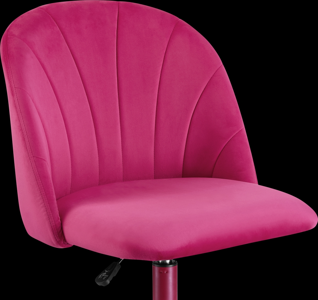 Cardlow Hot Pink Desk Chair - Thumbnail - Image 19