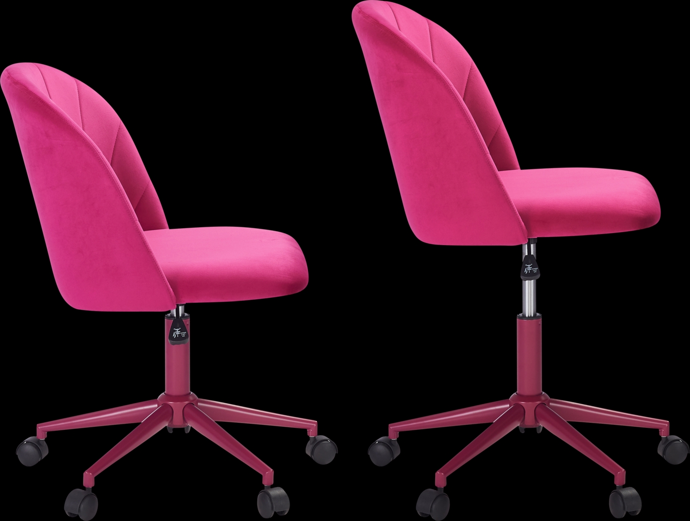 Cardlow Hot Pink Desk Chair - Thumbnail - Image 21