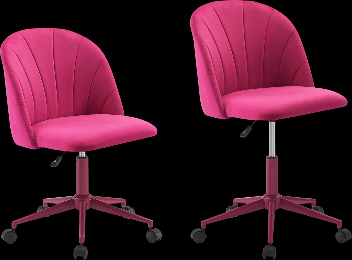 Cardlow Hot Pink Desk Chair - Thumbnail - Image 8