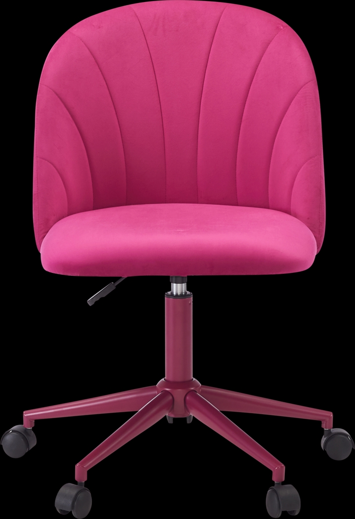 Cardlow Hot Pink Desk Chair - Thumbnail - Image 9