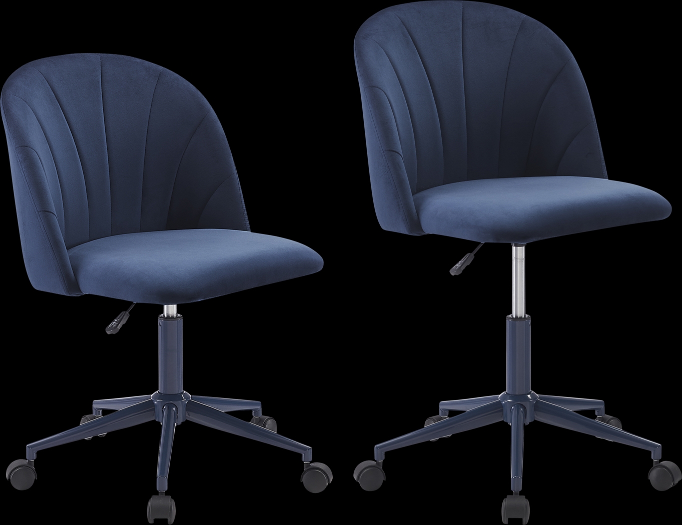 Cardlow Navy Desk Chair - Thumbnail - Image 8