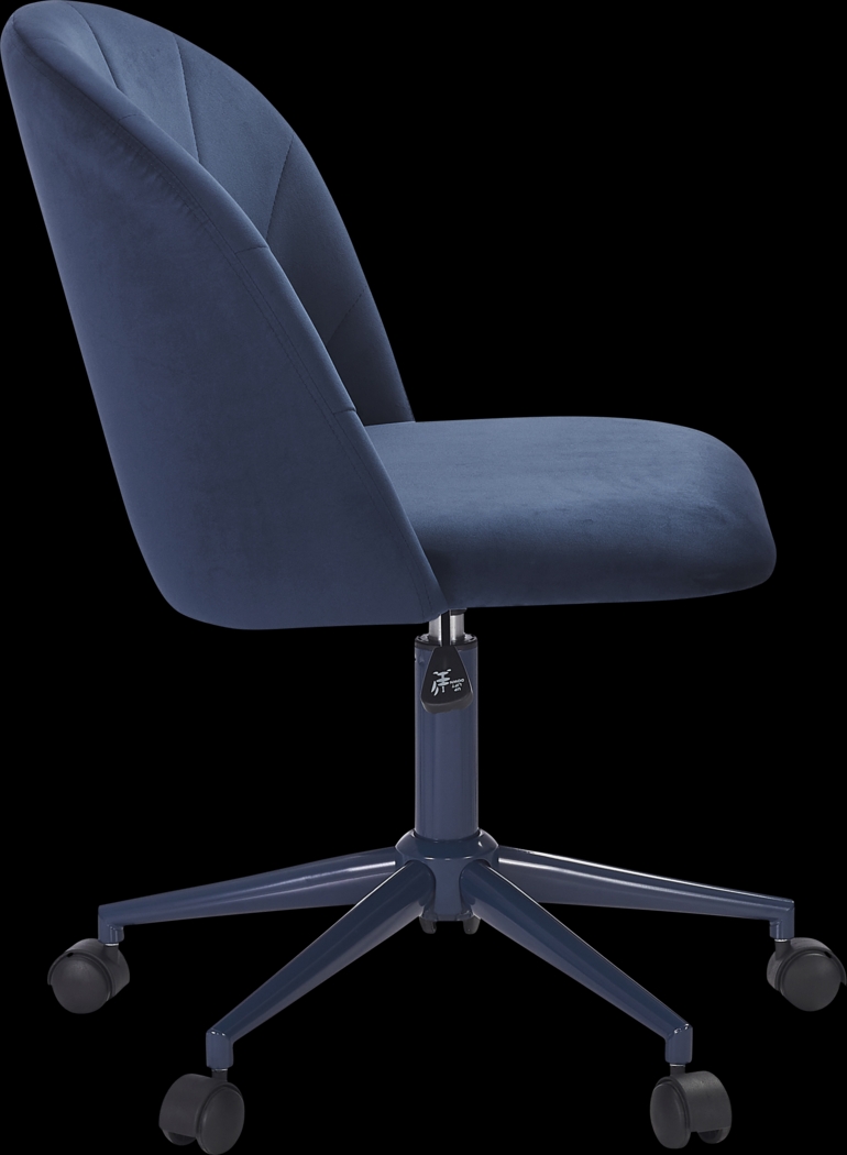 Cardlow Navy Desk Chair - Thumbnail - Image 10