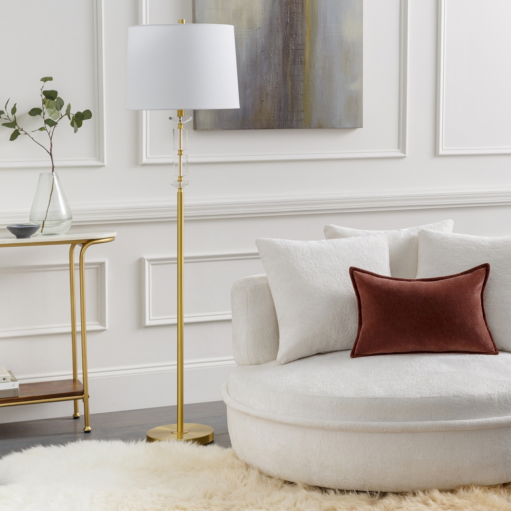 Cardoness Vista Gold Floor Lamp - Thumbnail - Image 2