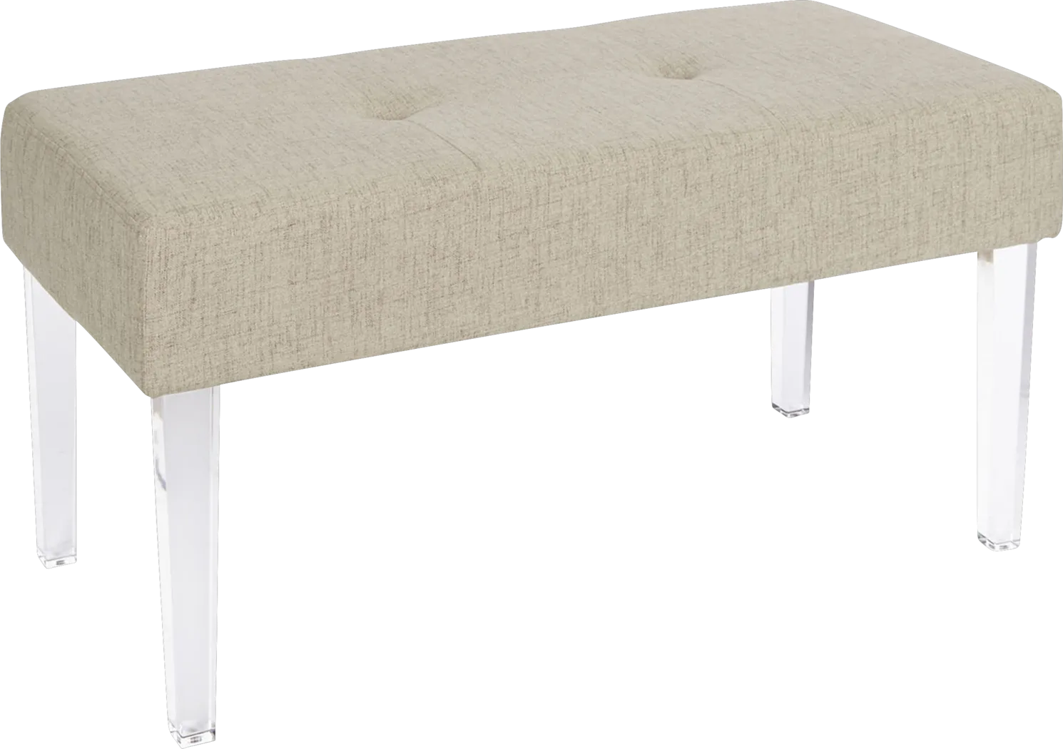 Cardwell Beige Bench - Thumbnail - Image 1