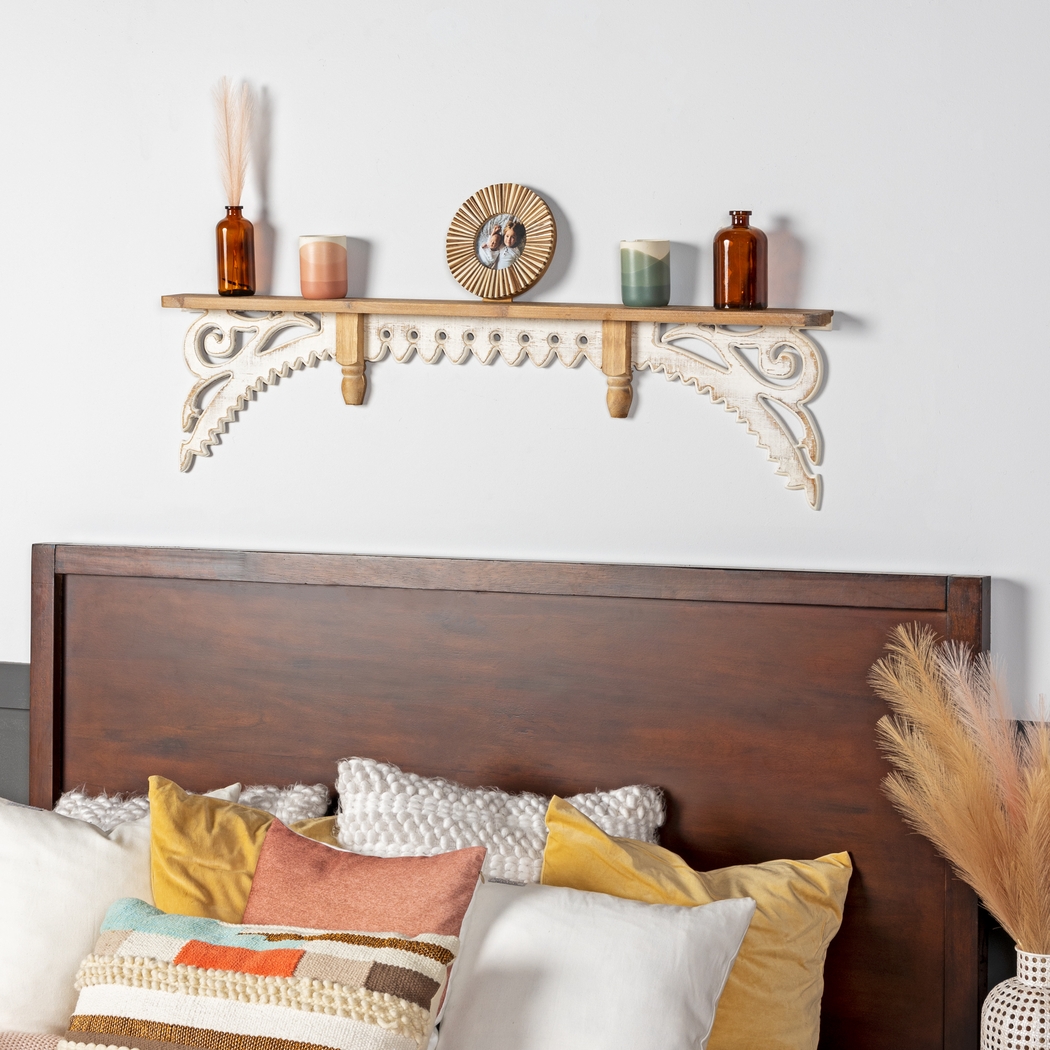 Carelin White Wall Shelf - Thumbnail - Image 4