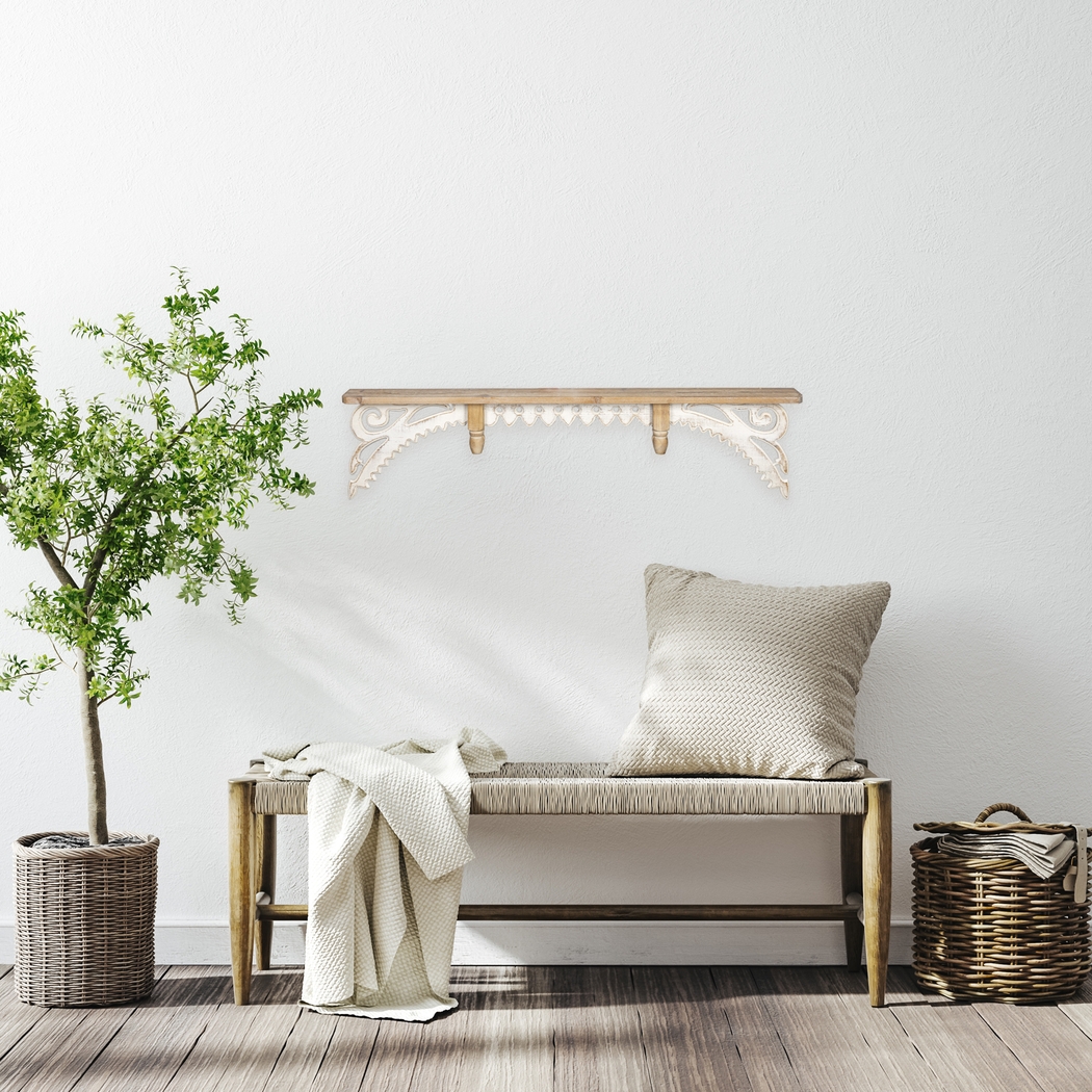 Carelin White Wall Shelf - Thumbnail - Image 6