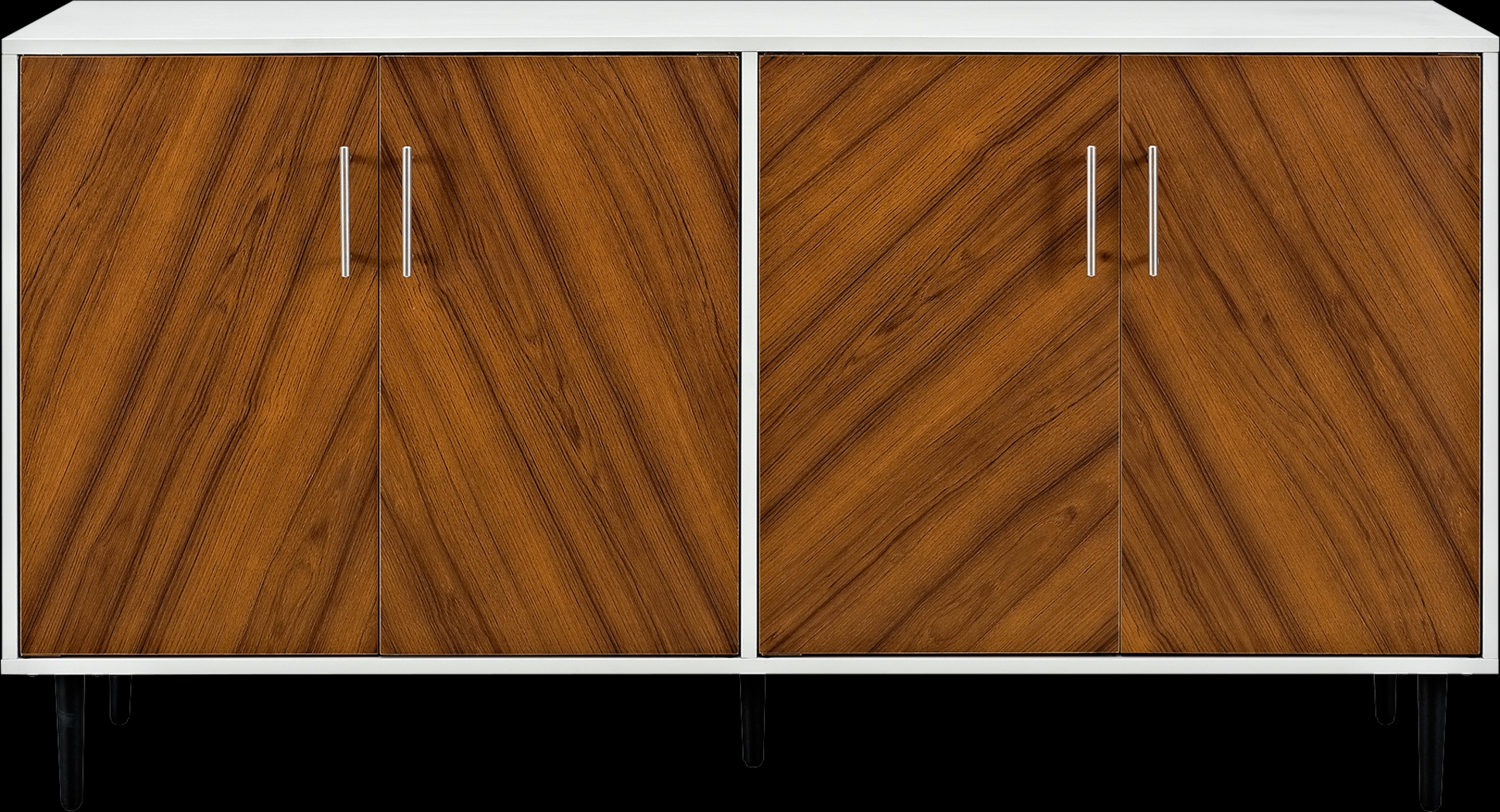 Careygate White 58 in. Console - Thumbnail - Image 1