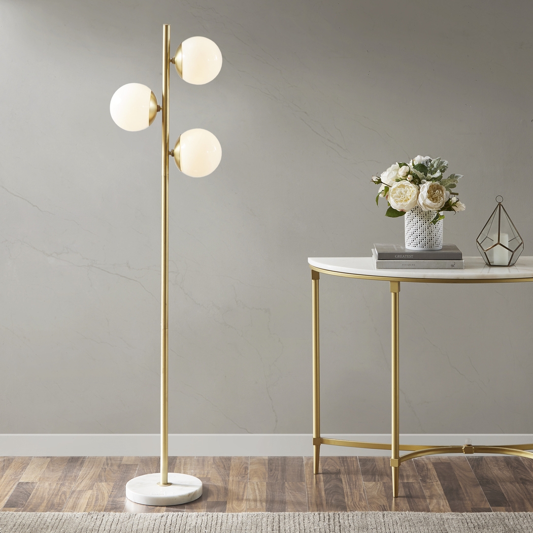 Cargill Land Gold Floor Lamp - Thumbnail - Image 6