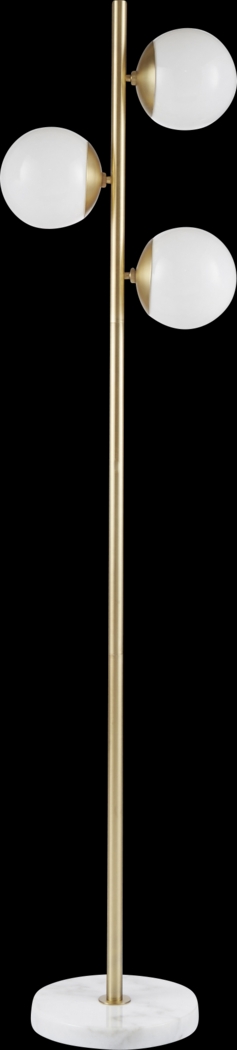 Cargill Land Gold Floor Lamp - Thumbnail - Image 1