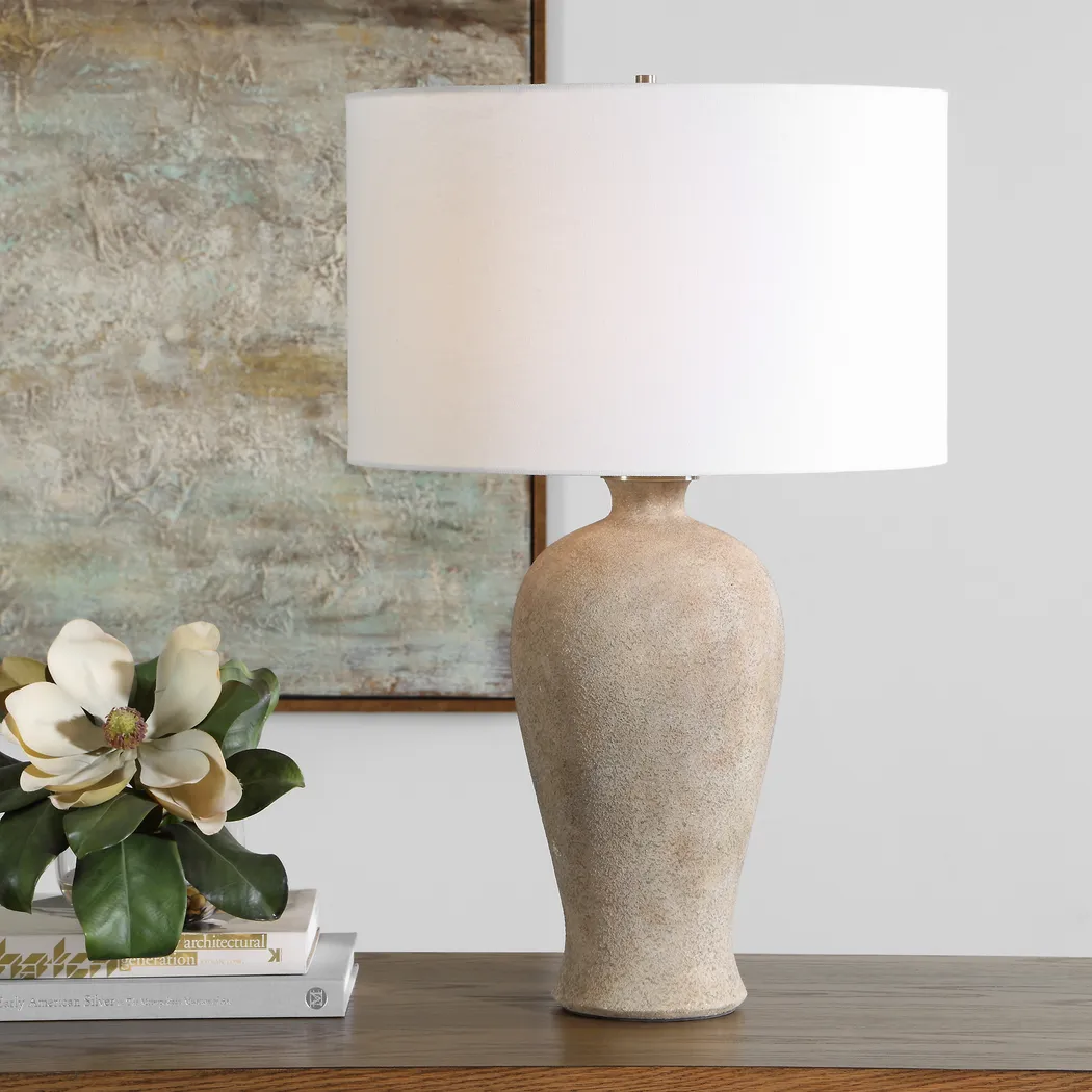 Cariane Beige Lamp - Thumbnail - Image 2