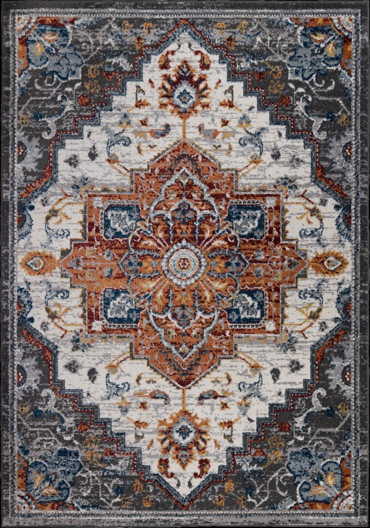 Carigder Multi 5'1 x 7'6 Rug - Thumbnail - Image 1