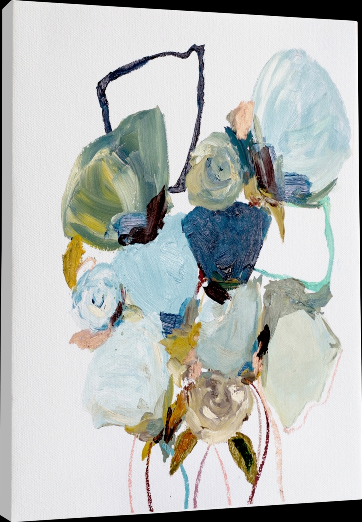 Carimore Blue Canvas Wall Art - Thumbnail - Image 1