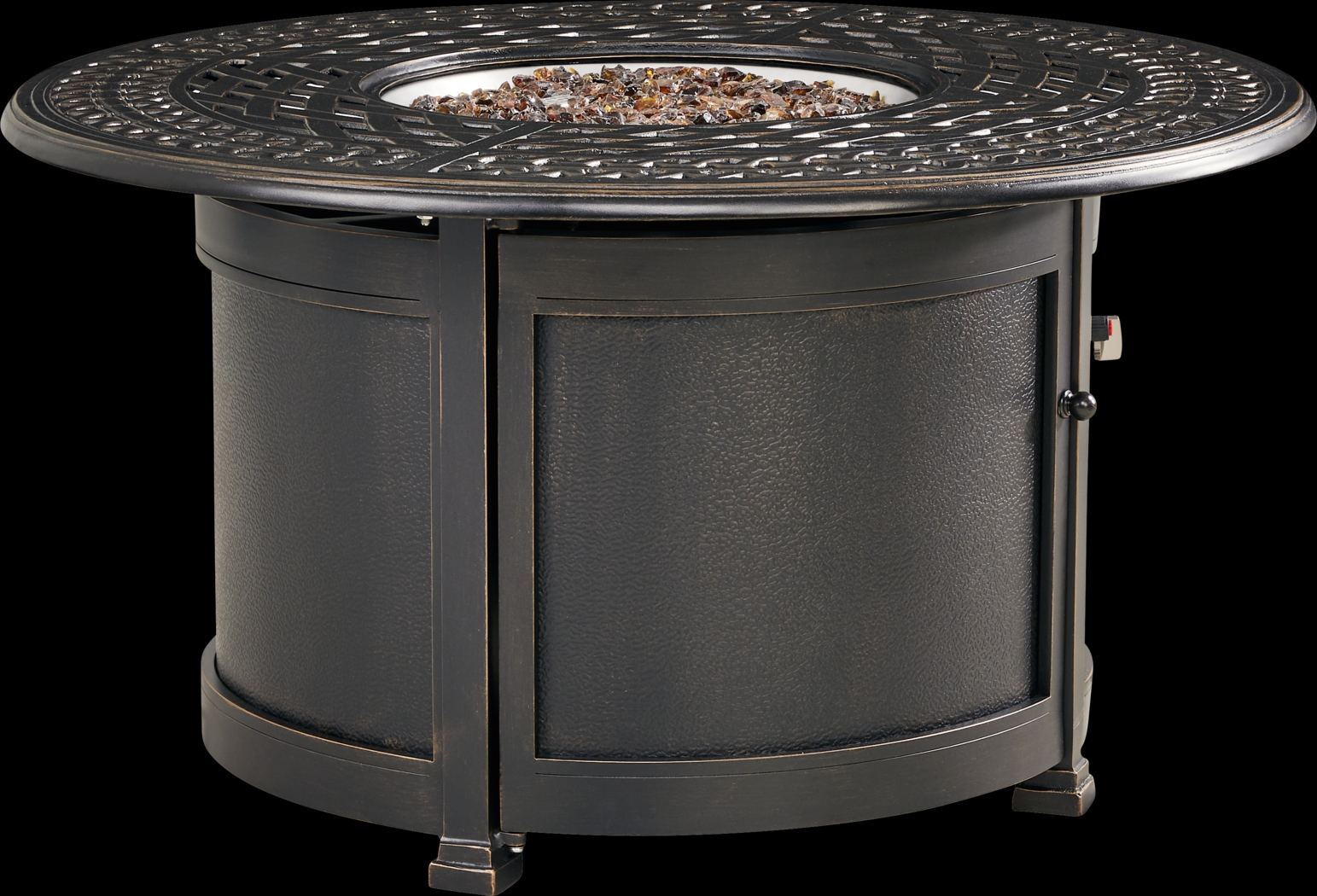 Carina Bronze 44 in. Round Outdoor Fire Pit - Thumbnail - Image 2
