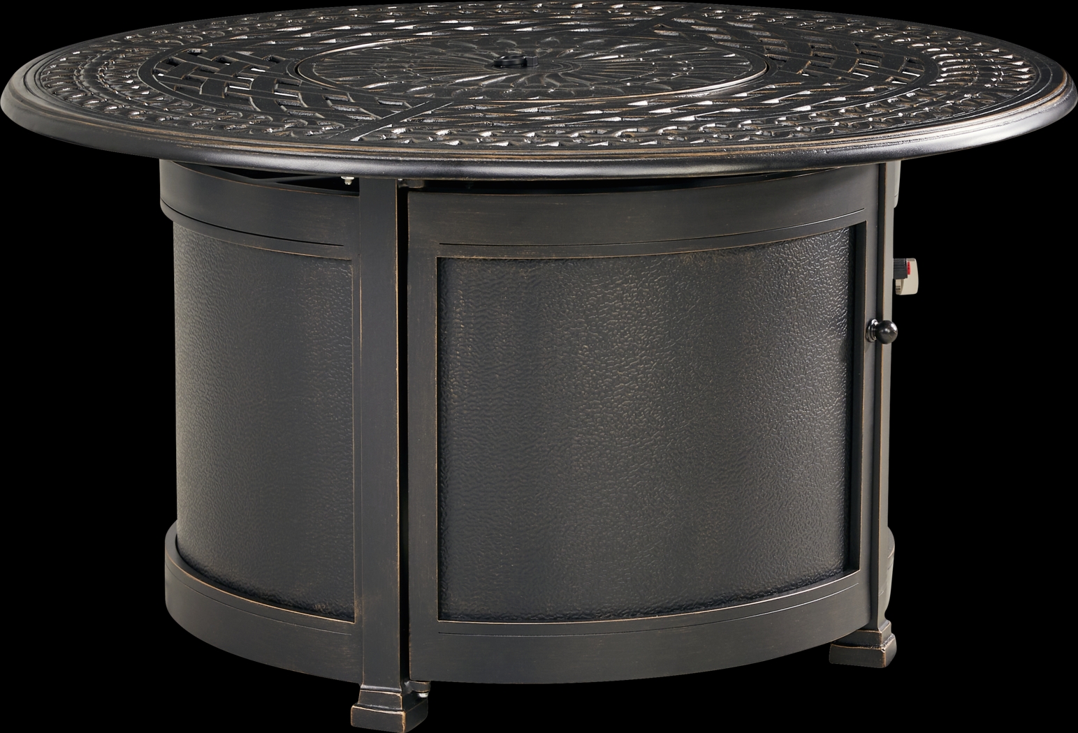 Carina Bronze 44 in. Round Outdoor Fire Pit - Thumbnail - Image 3