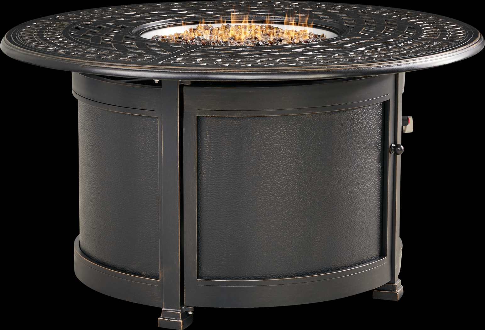 Carina Bronze 44 in. Round Outdoor Fire Pit - Thumbnail - Image 1