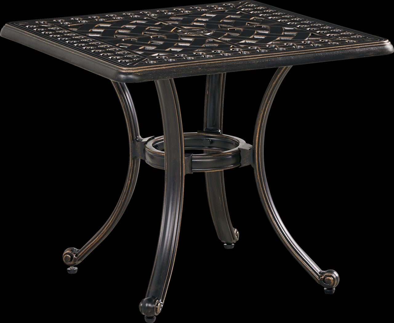 Carina Bronze Outdoor End Table - Thumbnail - Image 1
