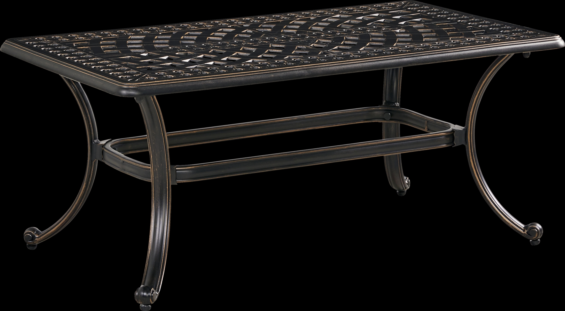 Carina Bronze 4 Pc Outdoor Loveseat Seating Set with Sky Cushions - Thumbnail - Image 8