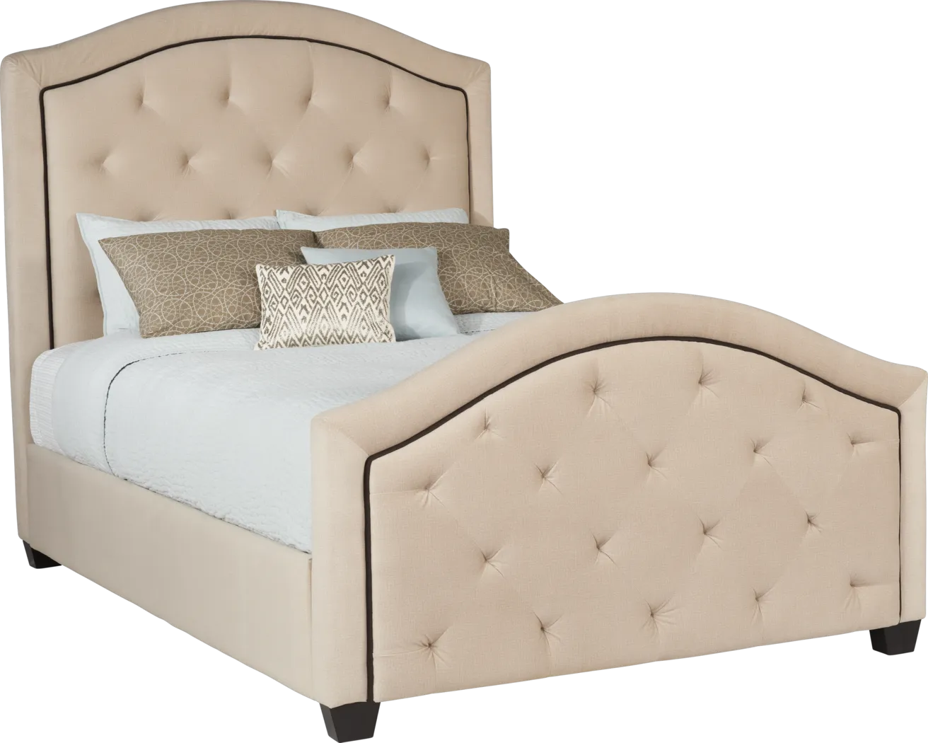 Carina Cream 3 Pc King Bed - Thumbnail - Image 1
