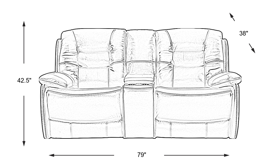 Dimension Image. Please refer to the Dimension Tab on this page for dimension details.
