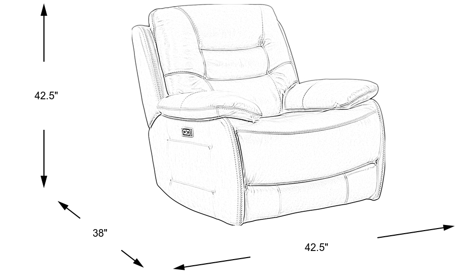 Dimension Image. Please refer to the Dimension Tab on this page for dimension details.