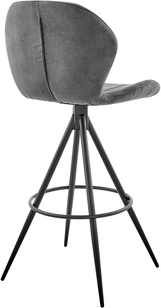 Carissan Charcoal Counter Height Stool - Thumbnail - Image 2