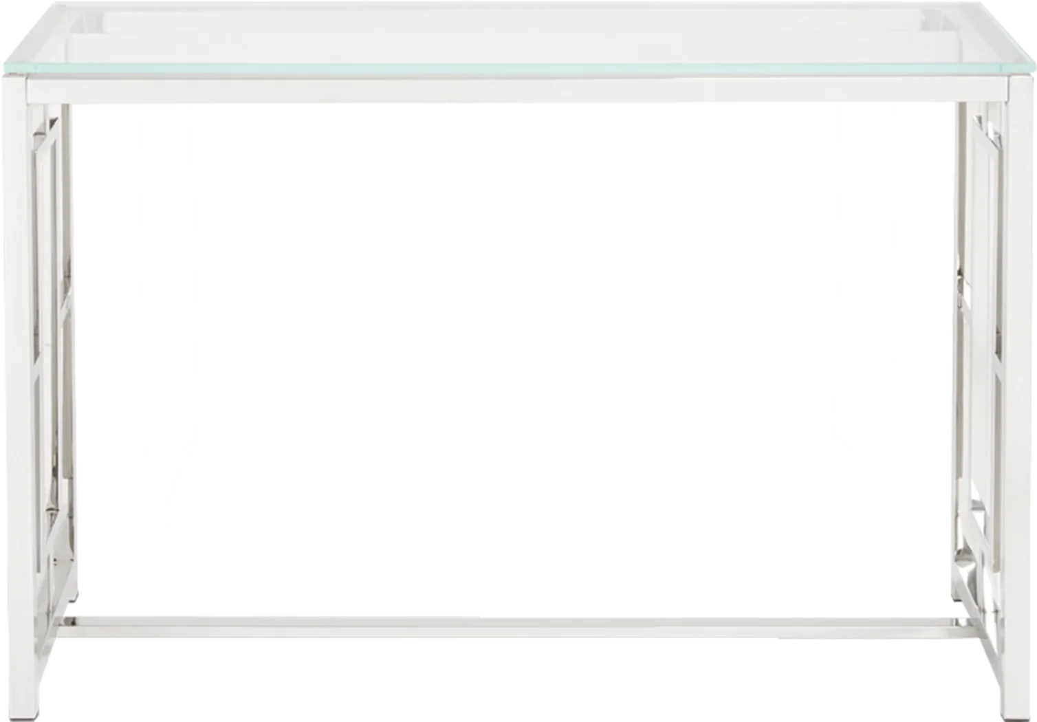 Carleita Clear Sofa Table - Thumbnail - Image 2