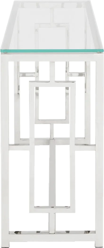 Carleita Clear Sofa Table - Thumbnail - Image 3