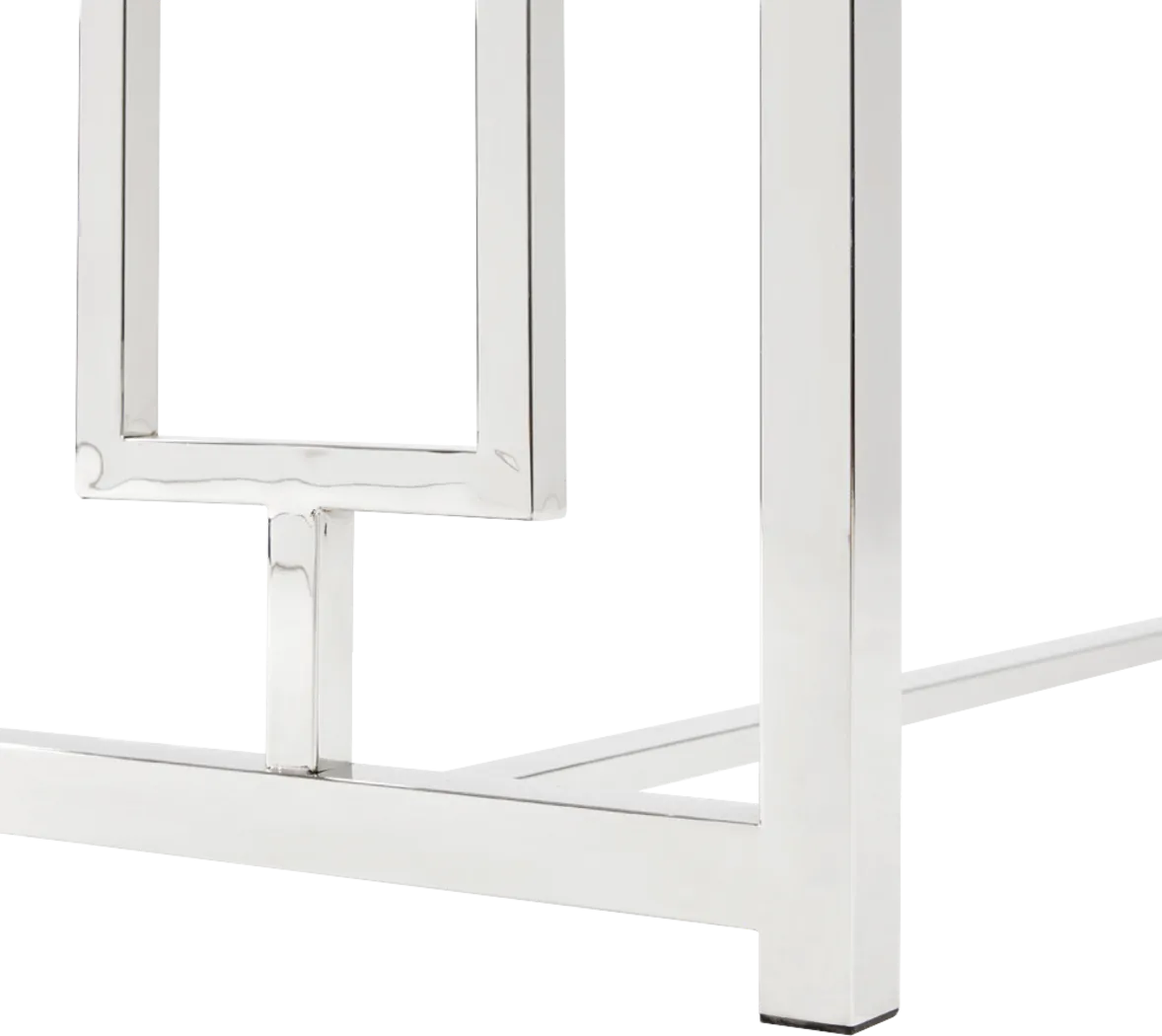 Carleita Clear Sofa Table - Thumbnail - Image 5