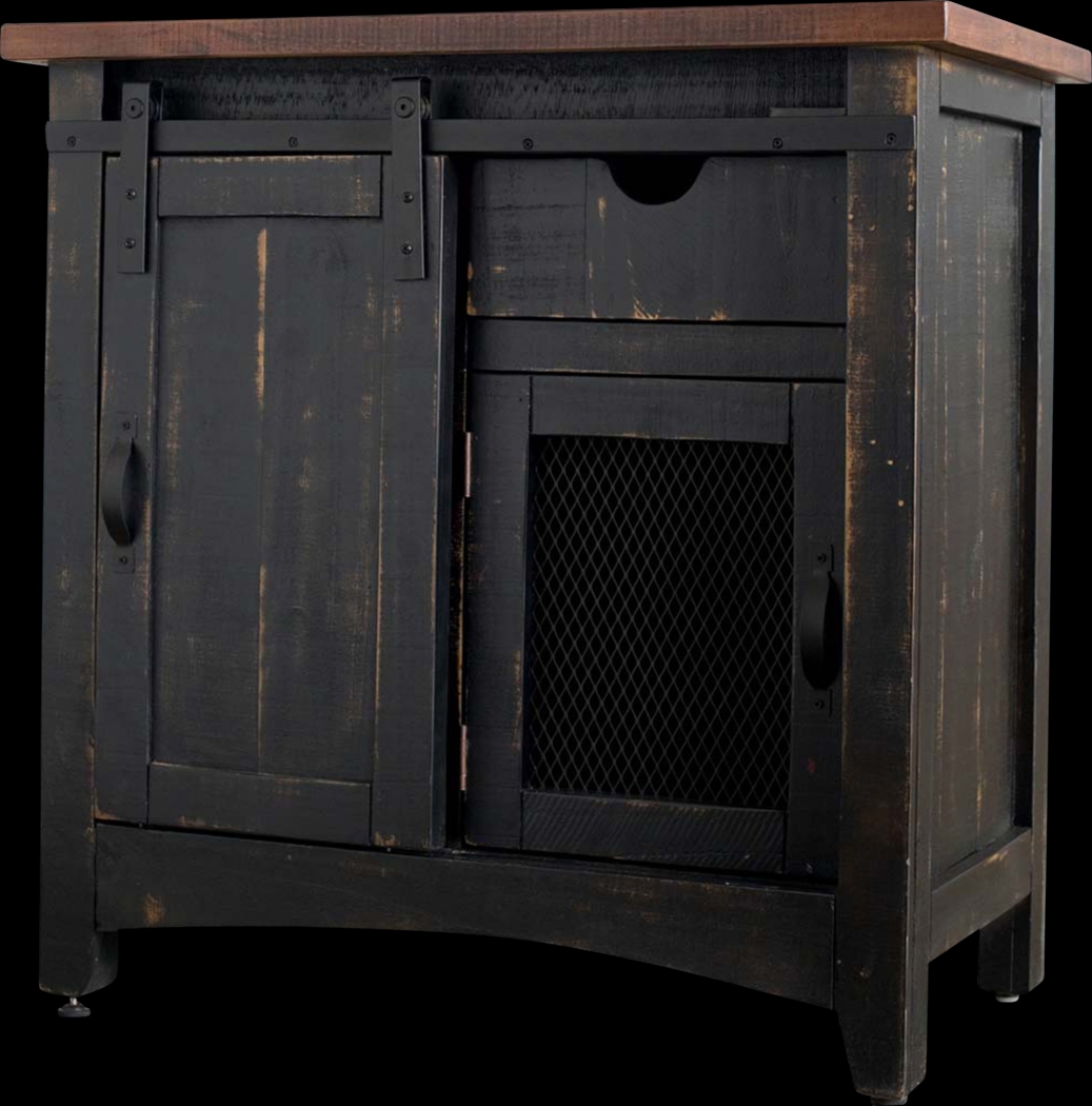 Carlesbad Black Accent Cabinet - Thumbnail - Image 1