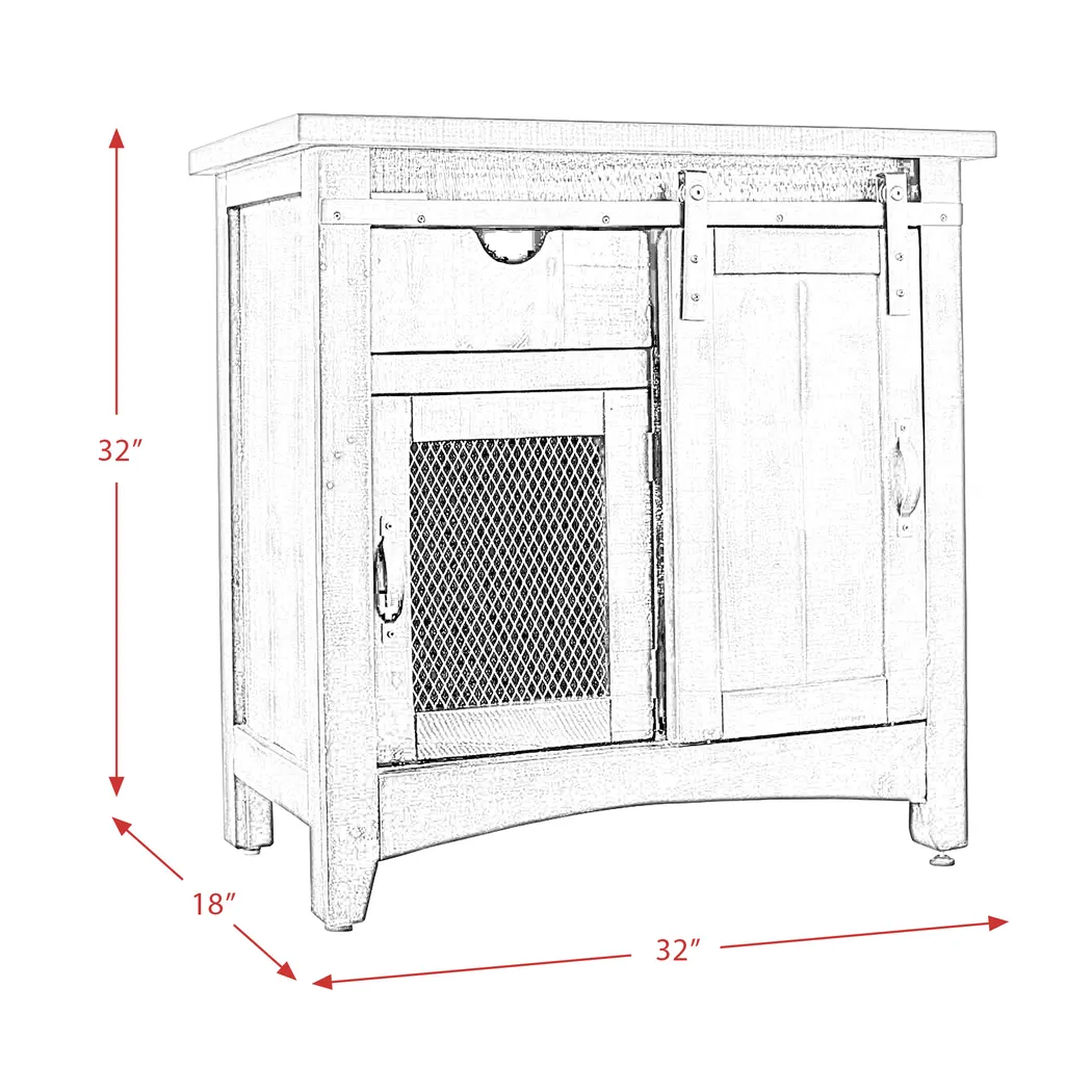 Carlesbad White Accent Cabinet - Thumbnail - Image 9