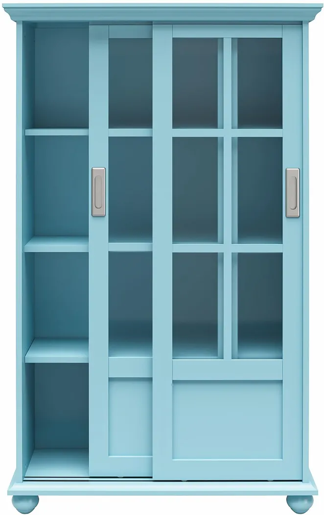 Carleta Blue Bookcase - Thumbnail - Image 2