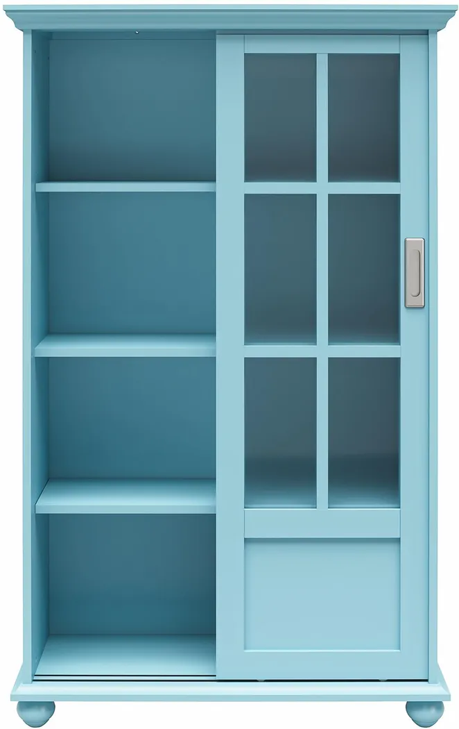 Carleta Blue Bookcase - Thumbnail - Image 3