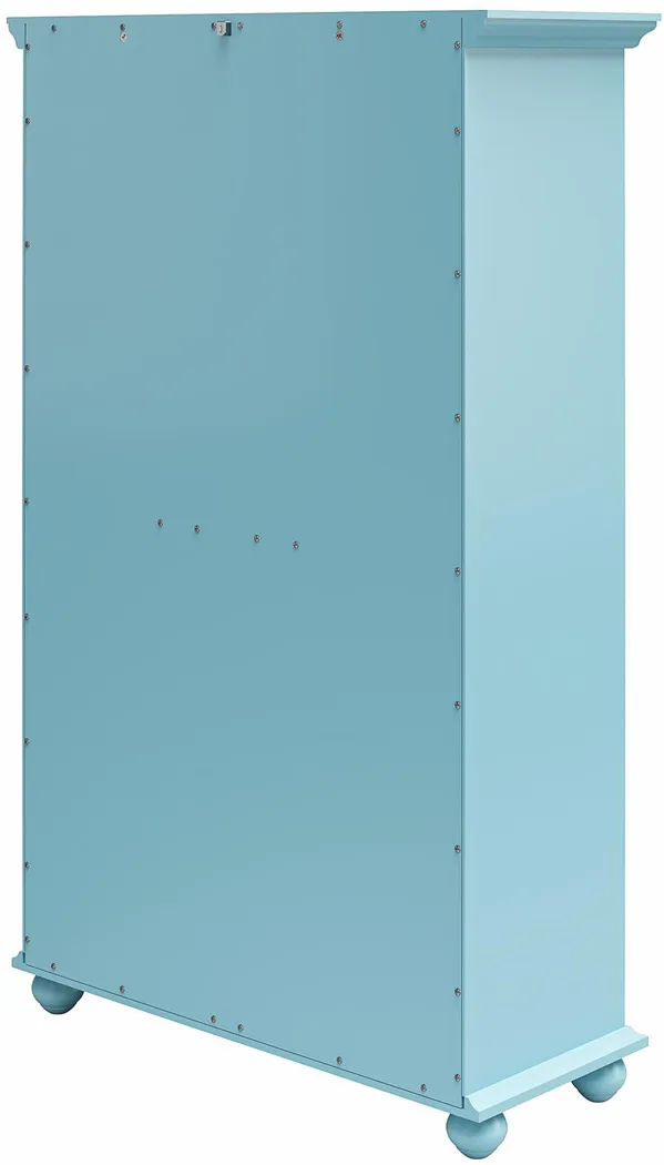 Carleta Blue Bookcase - Thumbnail - Image 6