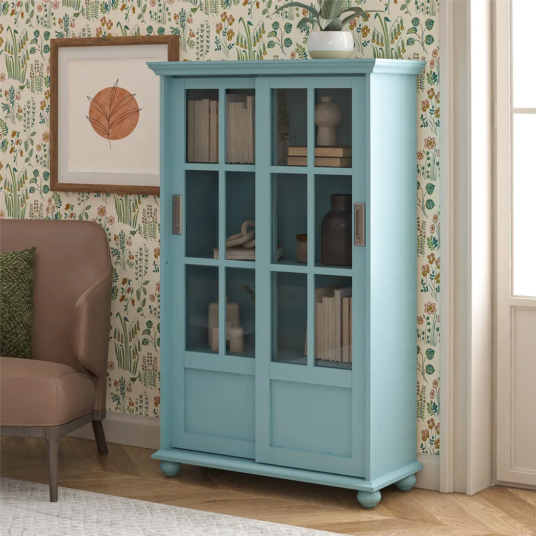 Carleta Blue Bookcase - Thumbnail - Image 7