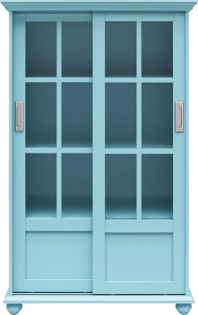 Carleta Blue Bookcase - Thumbnail - Image 1
