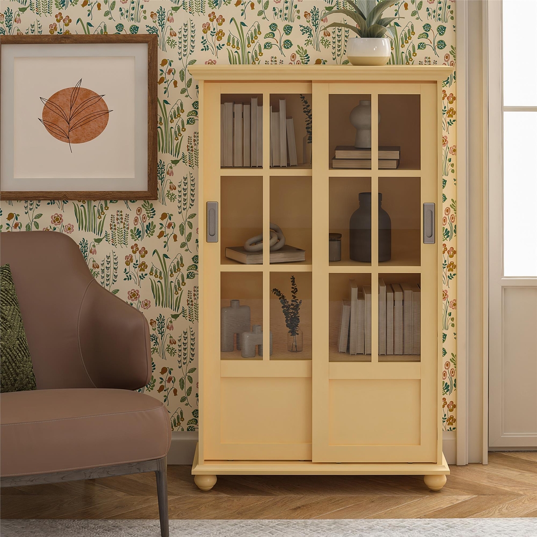 Carleta Yellow Bookcase - Thumbnail - Image 7