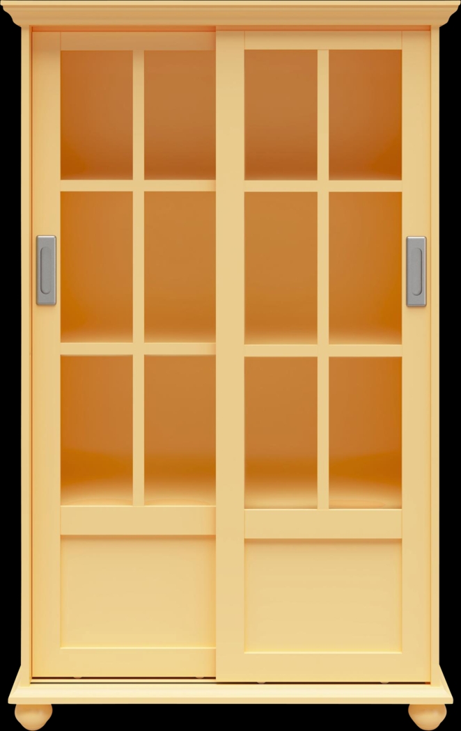Carleta Yellow Bookcase - Thumbnail - Image 1