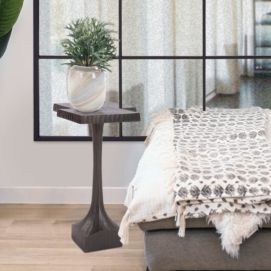 Carlinda Black Accent Table - Thumbnail - Image 2