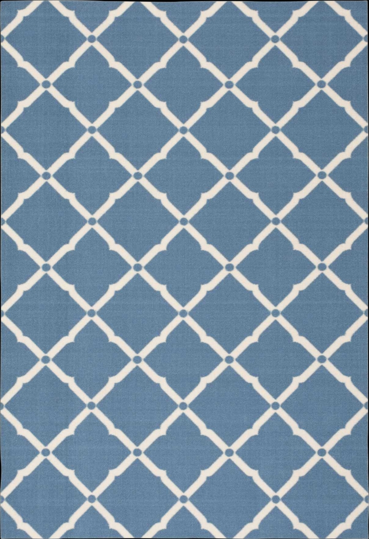 Carlisia Navy 5' x 8' Indoor/Outdoor Rug - Thumbnail - Image 1